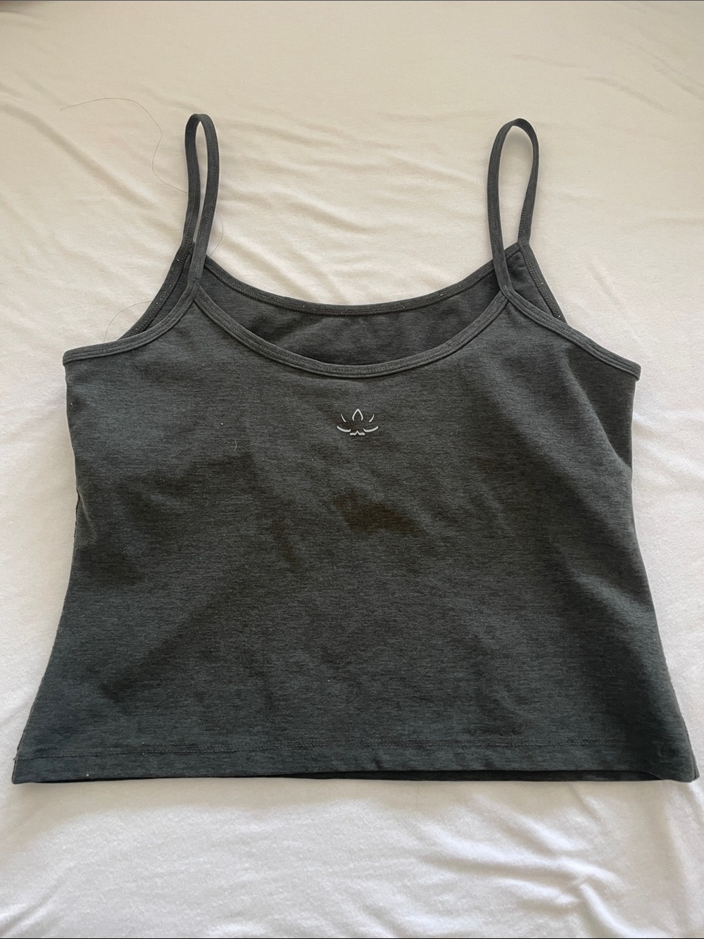 Beyond Yoga Women's Black Cropped Strap Tank Top - Picture 3 of 3